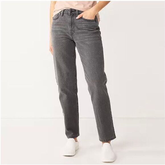 Sonoma Denim - NWT Womens Sonoma Ultra High Rise Vintage-style Straight Leg Jeans - Sz 16